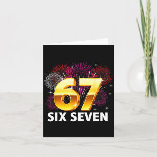 Happy New Year 2026 New Year's Eve Party 67 Six Se Card