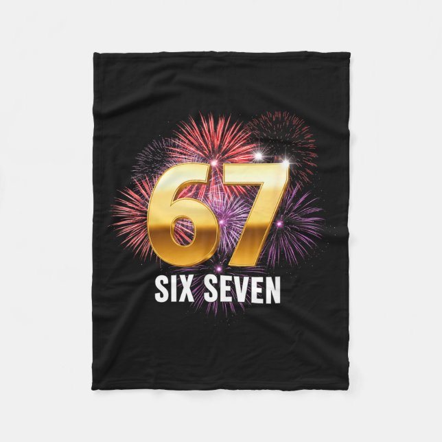 Happy New Year 2026 New Year's Eve Party 67 Six Se Fleece Blanket (Front)