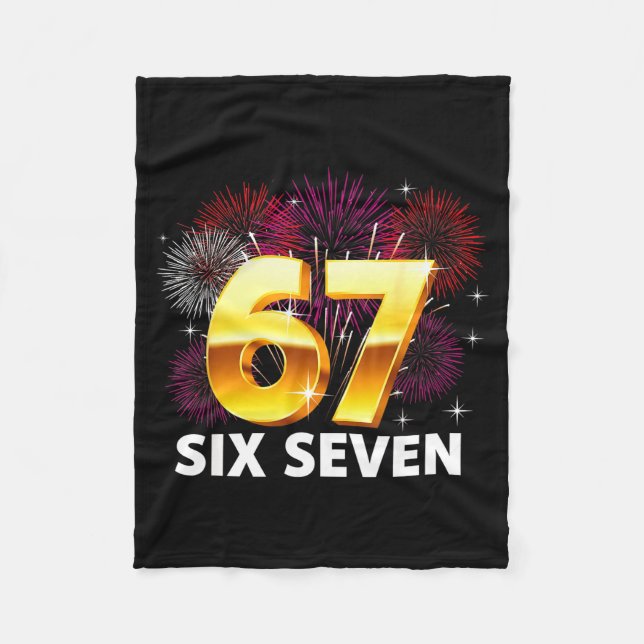 Happy New Year 2026 New Year's Eve Party 67 Six Se Fleece Blanket (Front)