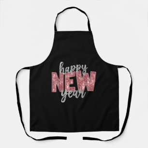 Happy New Year 2026 New Year's Eve Party Countdown Apron
