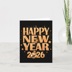 Happy New Year 2026 New Years Eve Party Countdown Card