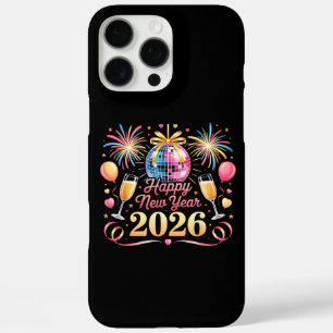 Happy New Year 2026 New Years Eve Party Countdown iPhone 16 Pro Max Case