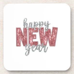 Happy New Year 2026 New Year's Eve Party Countdown Coaster