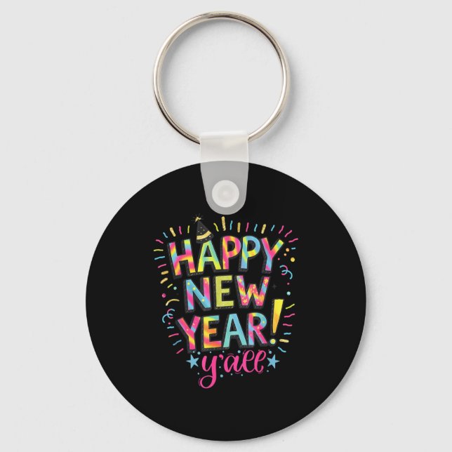 Happy New Year 2026 New Years Eve Party Countdown  Key Ring (Front)