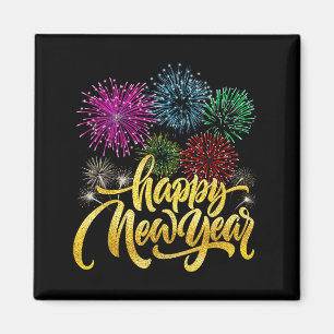 Happy New Year 2026 New Years Eve Party Countdown Magnet