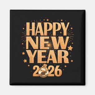 Happy New Year 2026 New Years Eve Party Countdown Magnet