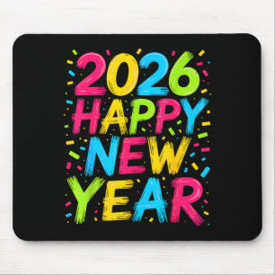 Happy New Year 2026 New Years Eve Party Countdown Mouse Pad