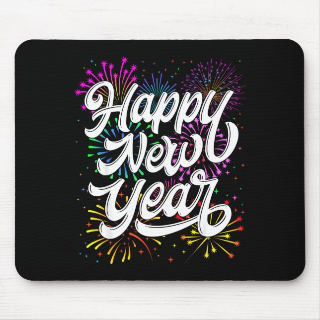 Happy New Year 2026 New Year's Eve Party Countdown Mouse Pad (Front)