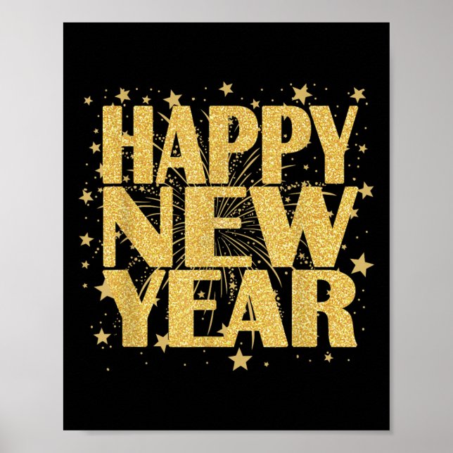 Happy New Year 2026 New Years Eve Party Countdown  Poster (Front)