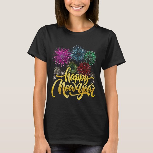 Happy New Year 2026 New Years Eve Party Countdown  T-Shirt (Front)