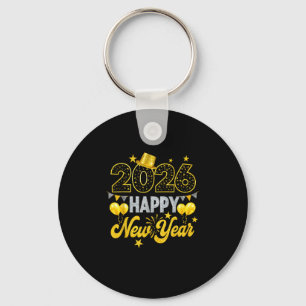 Happy New Year 2026 New Years Eve Party Key Ring