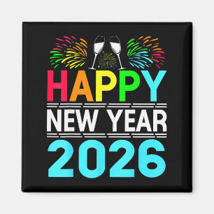 Happy New Year 2026 Nye Party - Funny New Years Ev Magnet