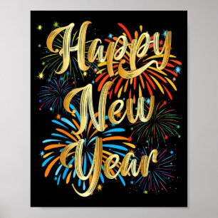 Happy New Year 2026 Nye Party Supplies Funny New Y Poster