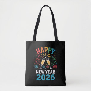 Happy New Year 2026 Party Funny New Years Eve 2026 Tote Bag
