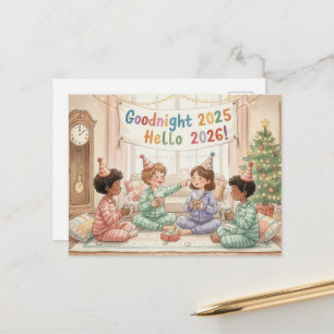 HAPPY NEW YEAR 2026 Postcard
