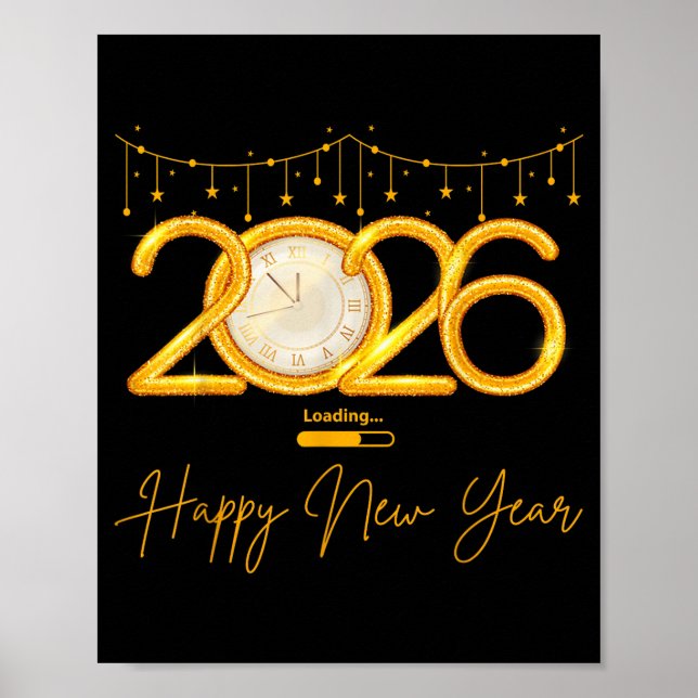 Happy New Year 2026  Poster (Front)