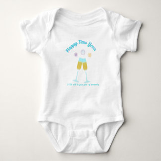 Happy New Year 2026 Prosperity Design Baby Bodysuit