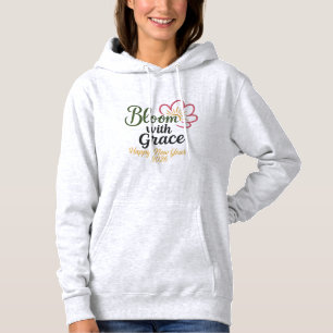 Happy New Year 2026 Pullover Hoodie   Gold Festive