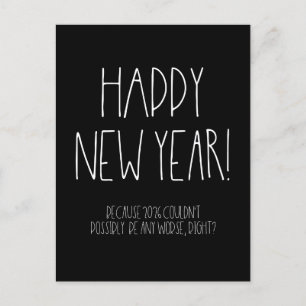 Happy New Year 2026 Sarcastic Postcard