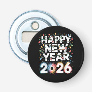 Happy New Year 2026 Sparkle Shirt for Women Bottle Opener