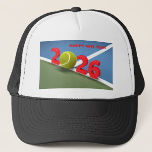 Happy New Year 2026 Sports Tennis Lover-Cap Modern Trucker Hat