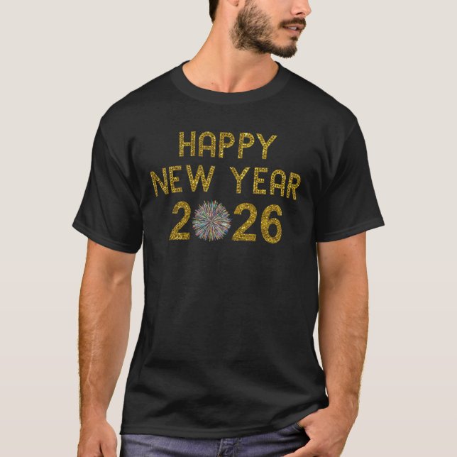 Happy New Year 2026 T-Shirt (Front)