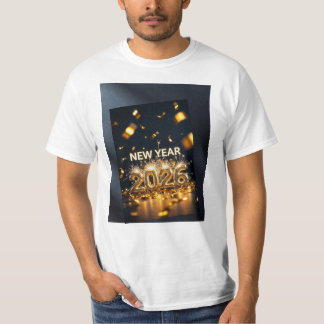 Happy New Year 2026 T-Shirt - Festive Celebration 