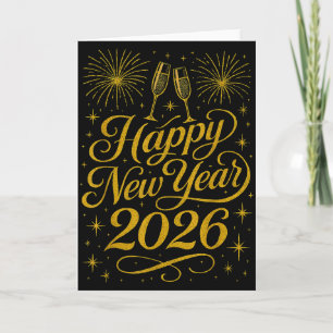 Happy New Year 2026 Womens New Years Eve Party Card
