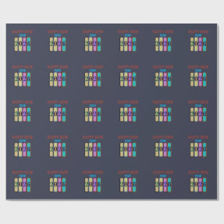happy new year 2026 wrapping paper