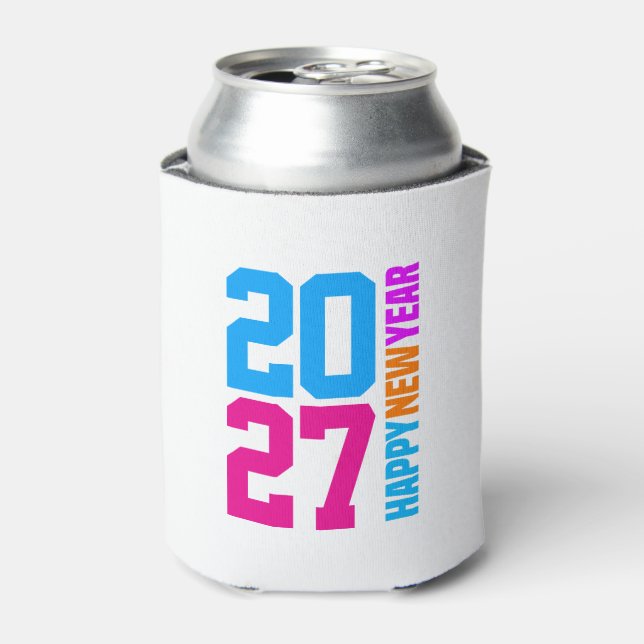 Happy New Year 2027 Can Cooler (Can Front)