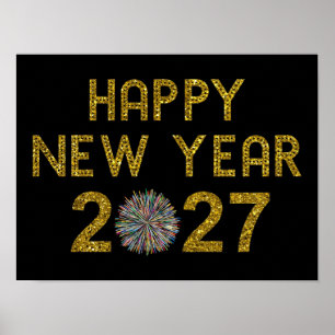 Happy New Year 2027 Poster