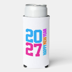 Happy New Year 2027 Seltzer Can Cooler