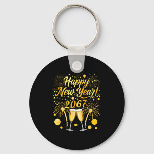 Happy New Year 2067 Funny 67 Six Seven Meme New Ye Key Ring