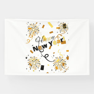 Happy New Year 4x6 Vinyl Banner