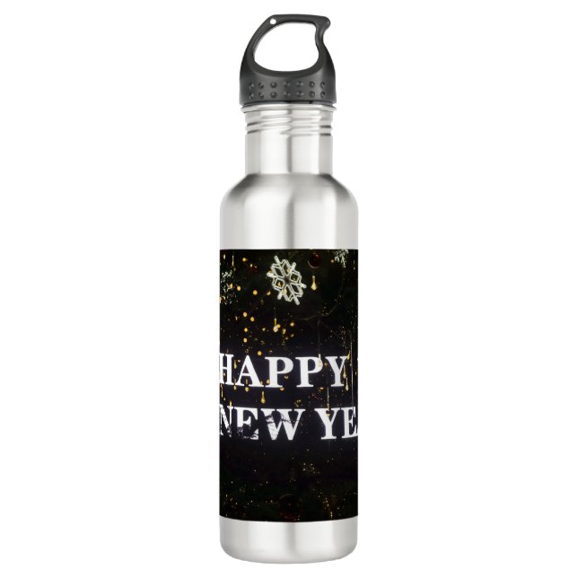 HAPPY NEW YEAR 710 ML WATER BOTTLE (Front)