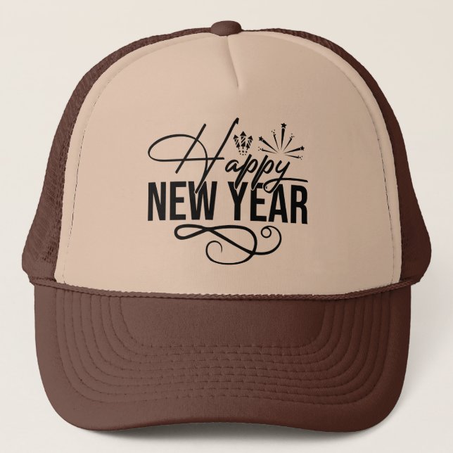 Happy New Year-83852 Trucker Hat (Front)