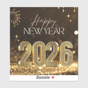 Happy New Year Aesthetic Sticker