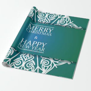 Happy new year and be blessed wrapping paper