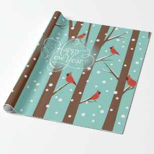 Happy new year and be blessed wrapping paper