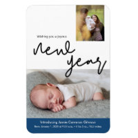 Happy New Year Baby Birth announcement