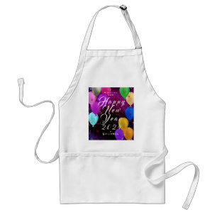 Happy New Year Balloon Standard Apron