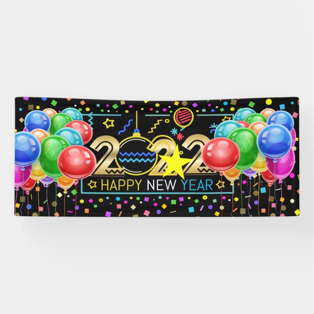 Happy New Year Banner (Horizontal)