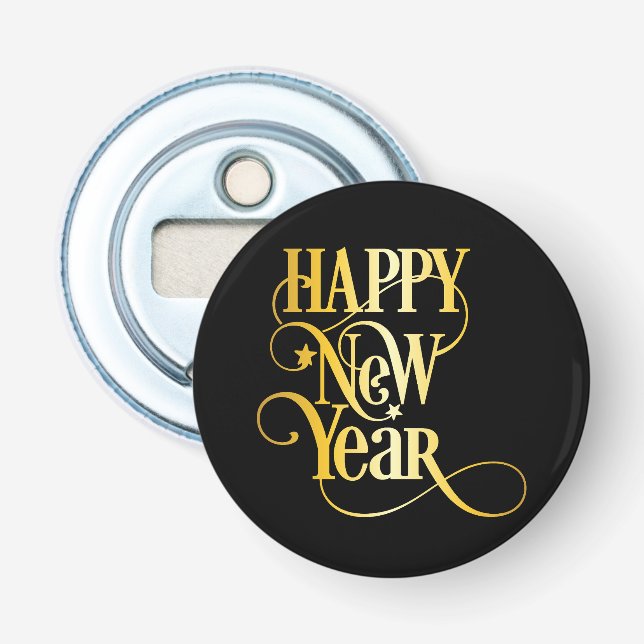 Happy New Year  Bottle Opener (Front)