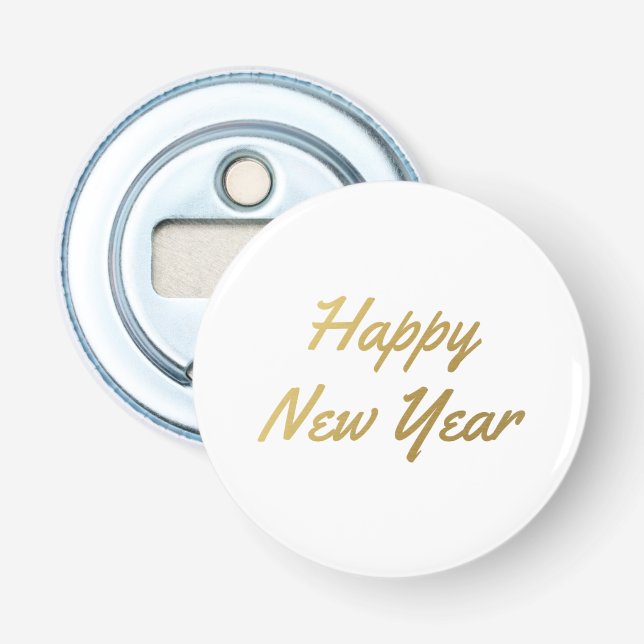 Happy New Year - Bottle Opener (Front)