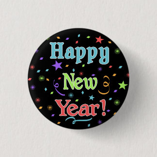 Happy New Year Button