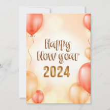 HAPPY NEW YEAR CARD- HOLIDAY CARD