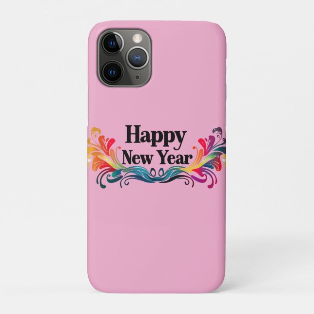 Happy New Year Case-Mate iPhone Case (Back)