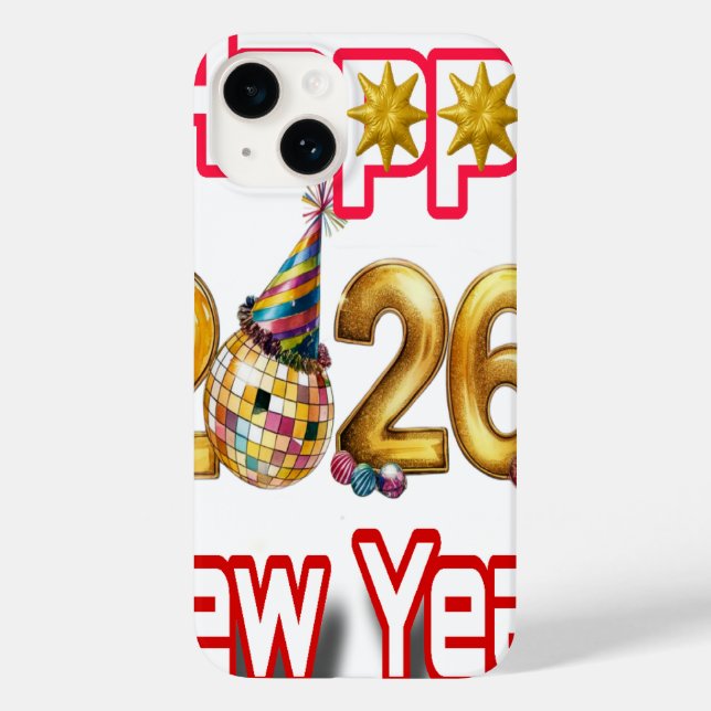Happy New year  Case-Mate iPhone Case (Back)
