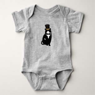 Happy New Year Cat Baby Bodysuit