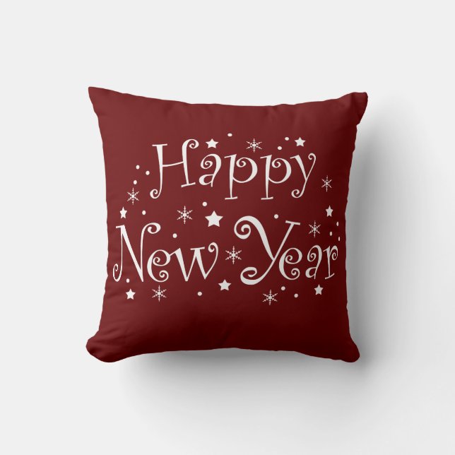 happy new year celebrate event cushion (Front)